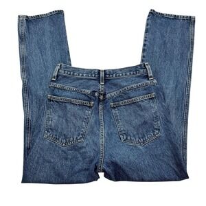 AGOLDE Pinch Waist Hi Rise Kick Jeans Womens 25 Blue High Rise Slim 25x26 Denim